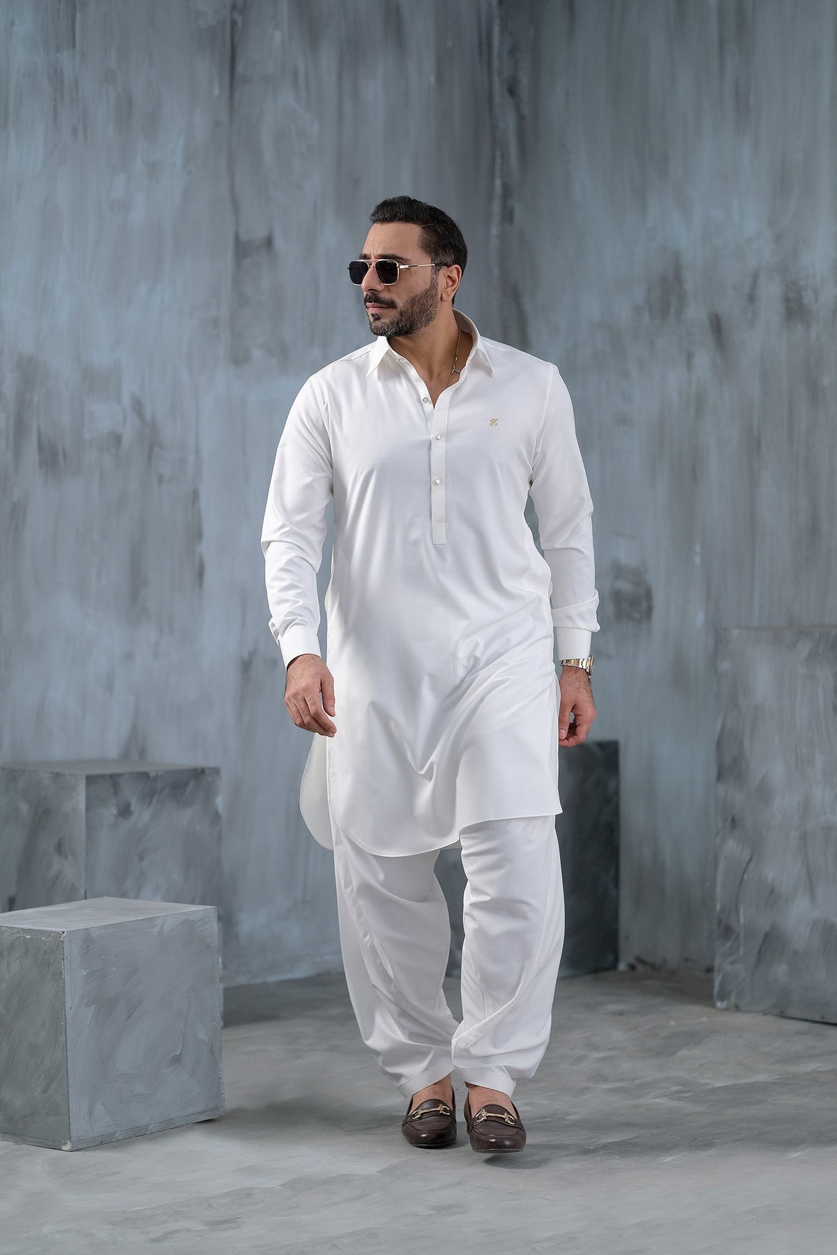 White Wash N Wear Shalwar Kameez