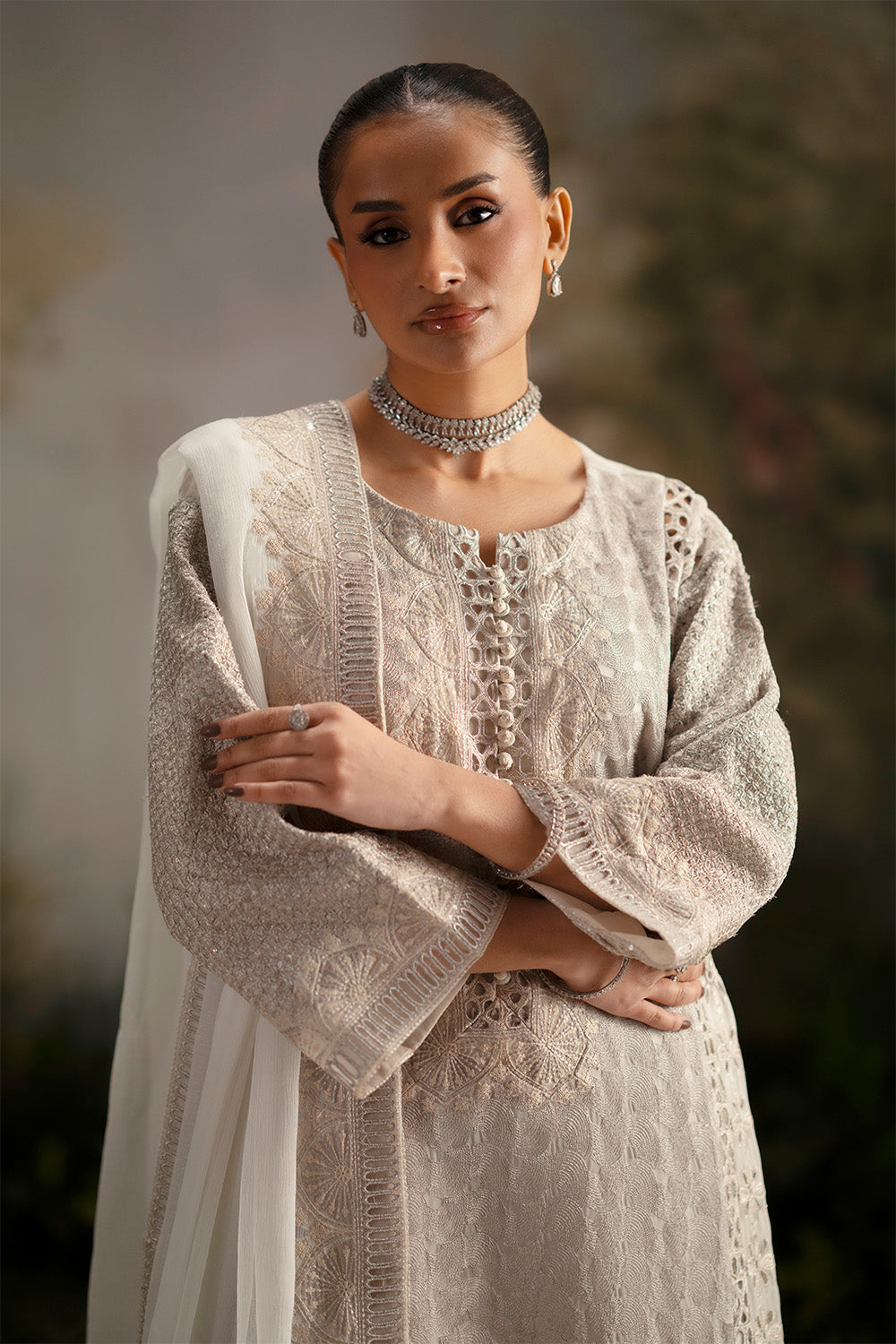 3-Piece-Embroiderd-Chiffon OINDRILA - FWU5690