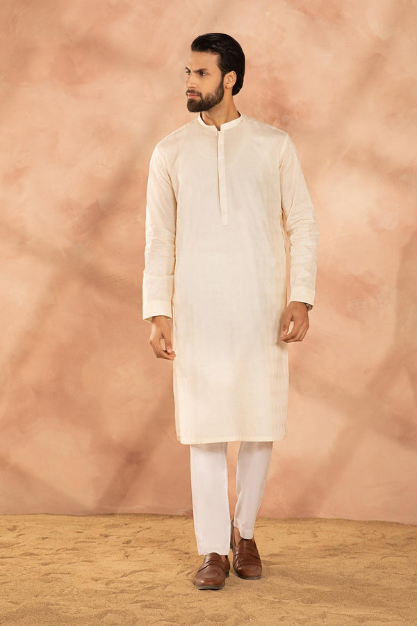 Embroidered Cotton Kurta | GTS-SS24-01