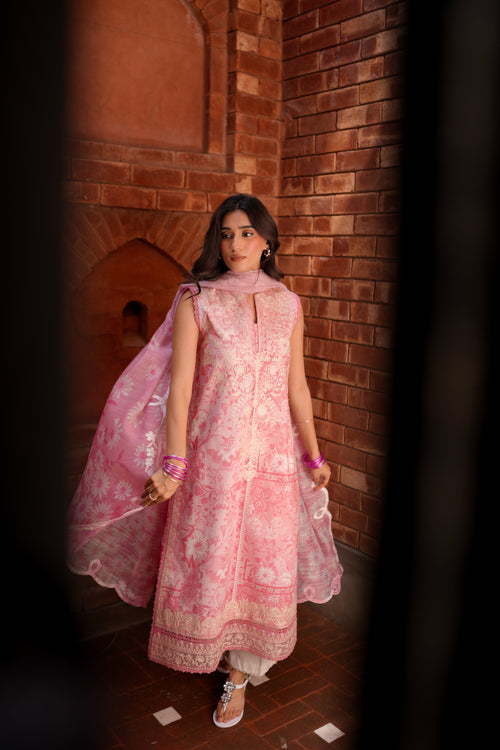 LAYLA II - LUXURY PRINTED EMBROIDERED LAWN SET (NEL-26618) EID UL ADHA 2026