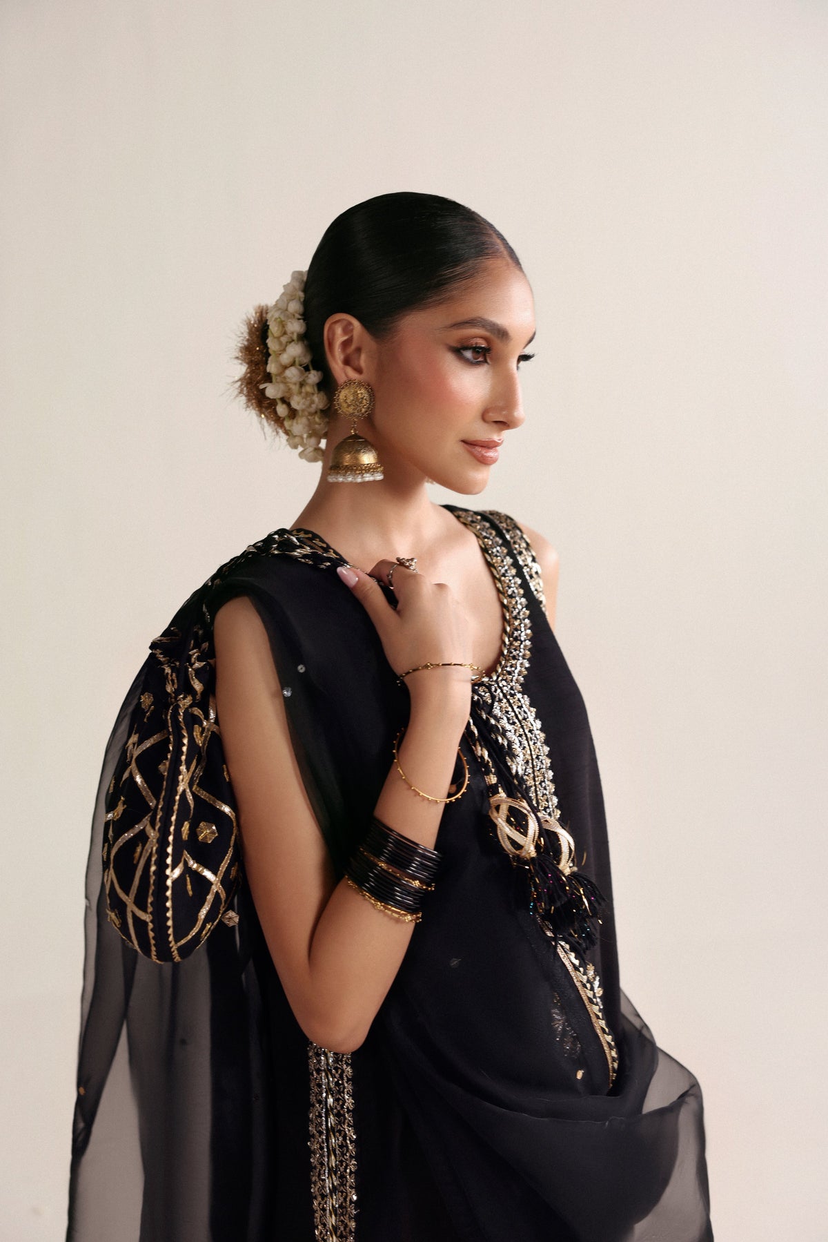 Black farshi shalwar set