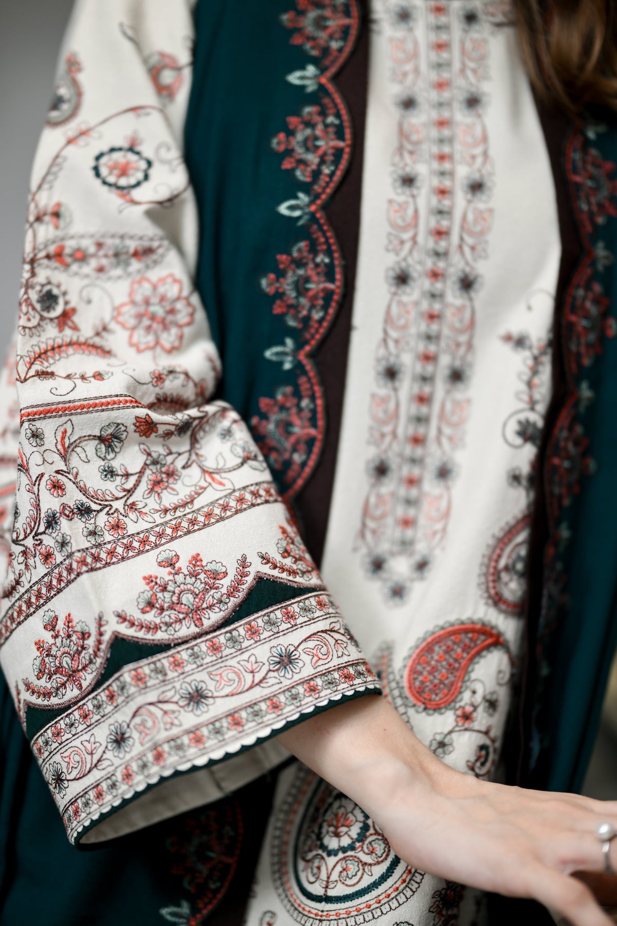Elara Ivory Karandi 3-Piece Suit