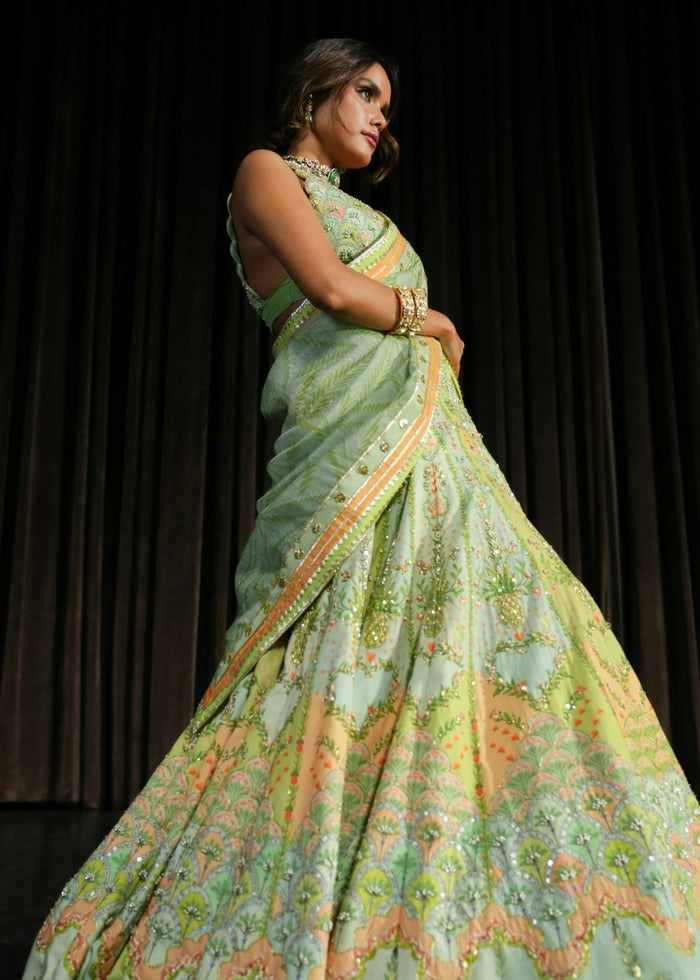 Mutiyaar Lehenga Choli Raw Silk