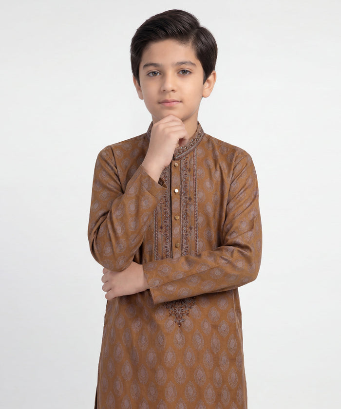 Ochre Boys Formal Kurta