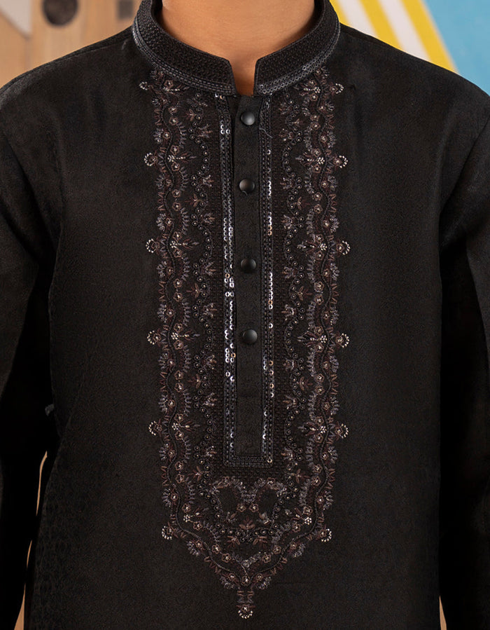 Black Boys Formal Kurta