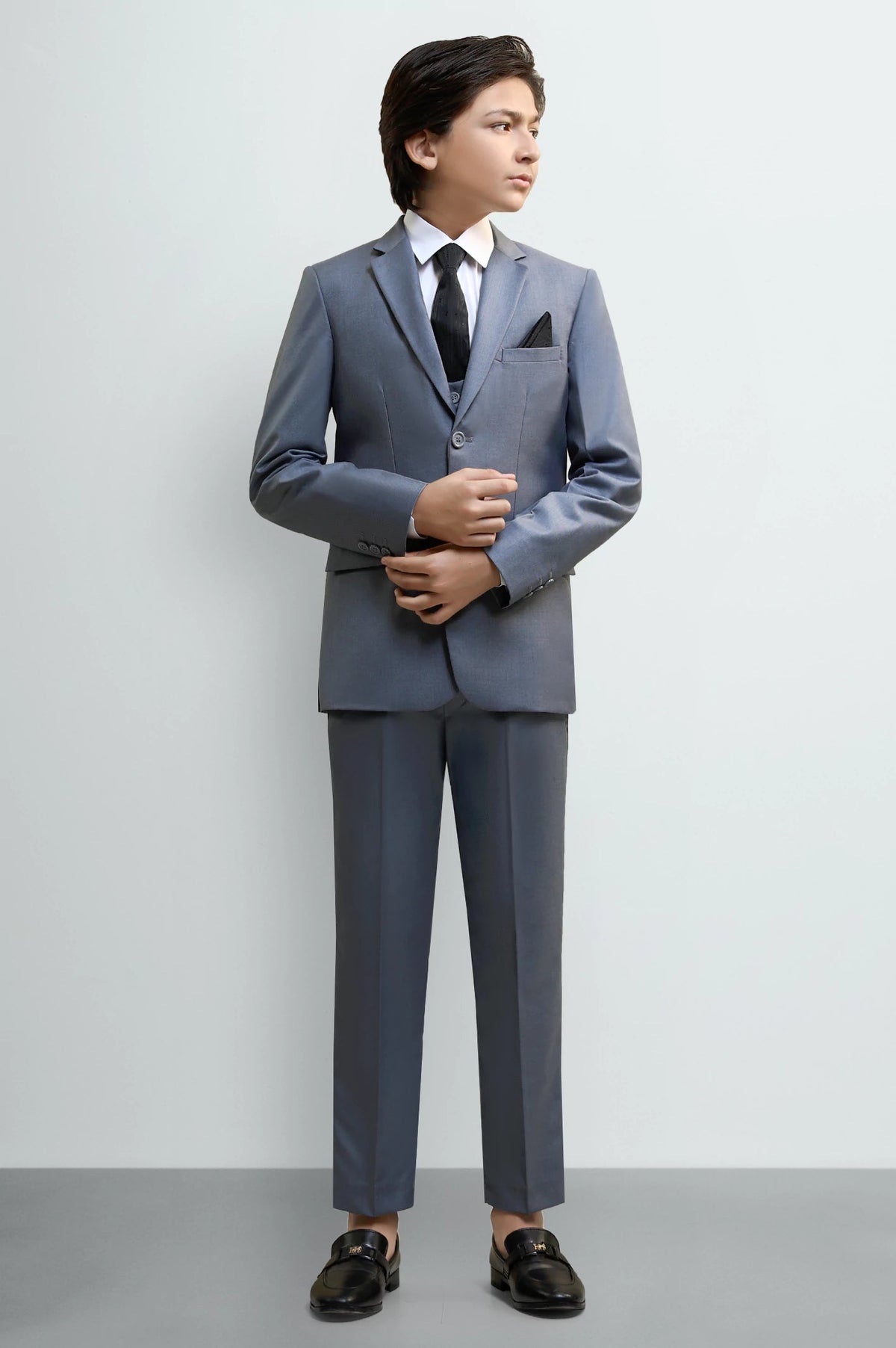 Grey Suiting for Boys