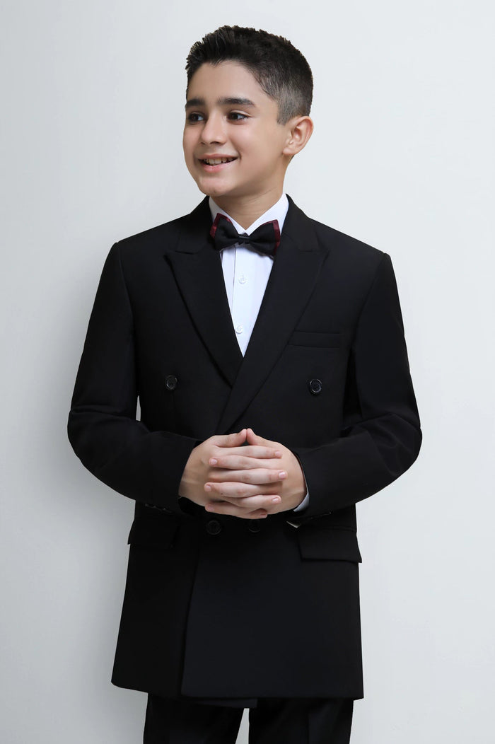 Black Suiting for Boys