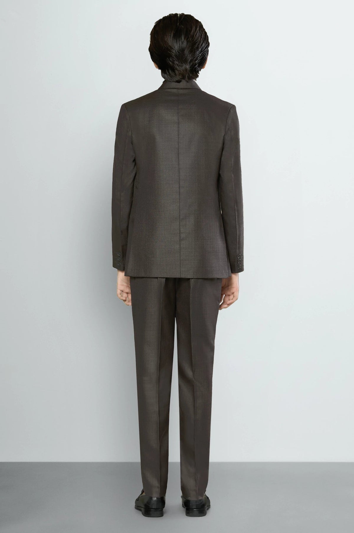 Brown Suiting for Boys