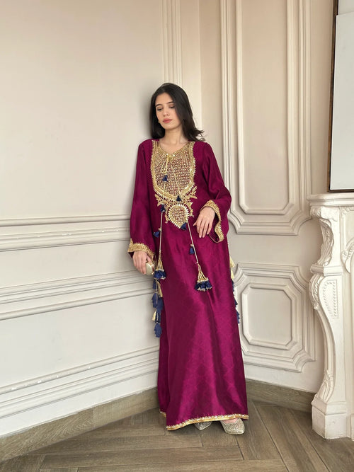 Magenta Kaftan