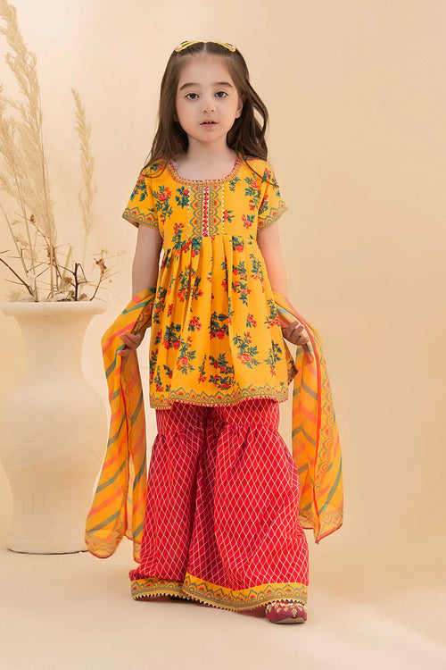 Poly Lawn Digital Printed 3 Pc Suit