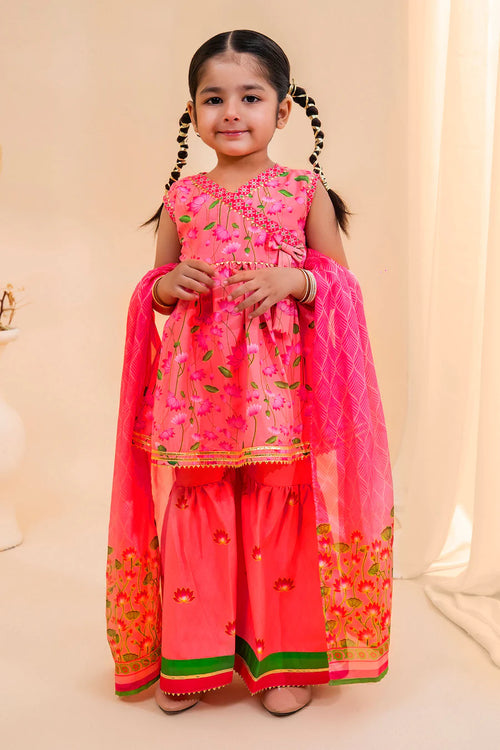 Poly Lawn Digital Printed 3 Pc Suit