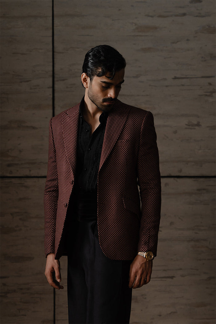 Burgundy Suit
