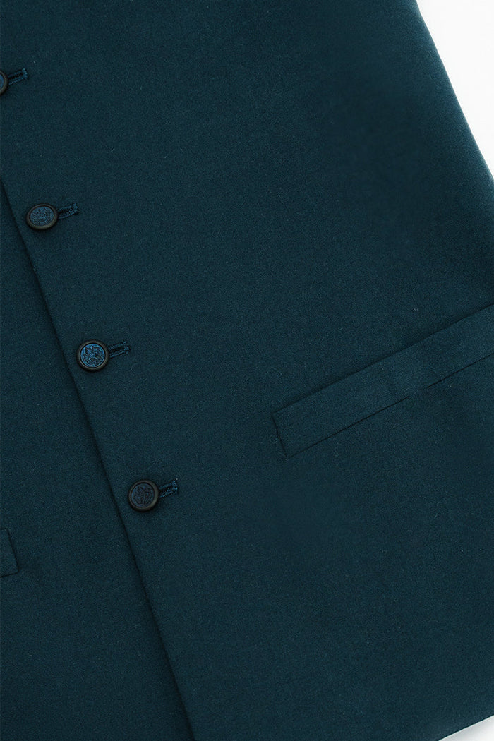 Teal Green Waistcoat