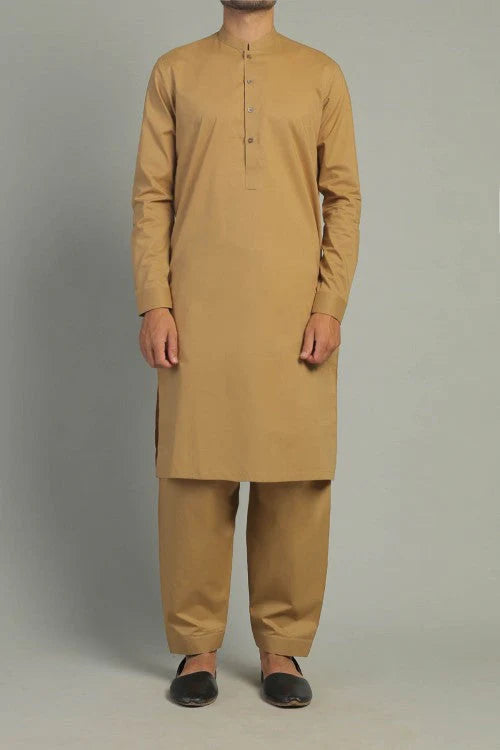 SHALWAR KAMEEZ BROWN