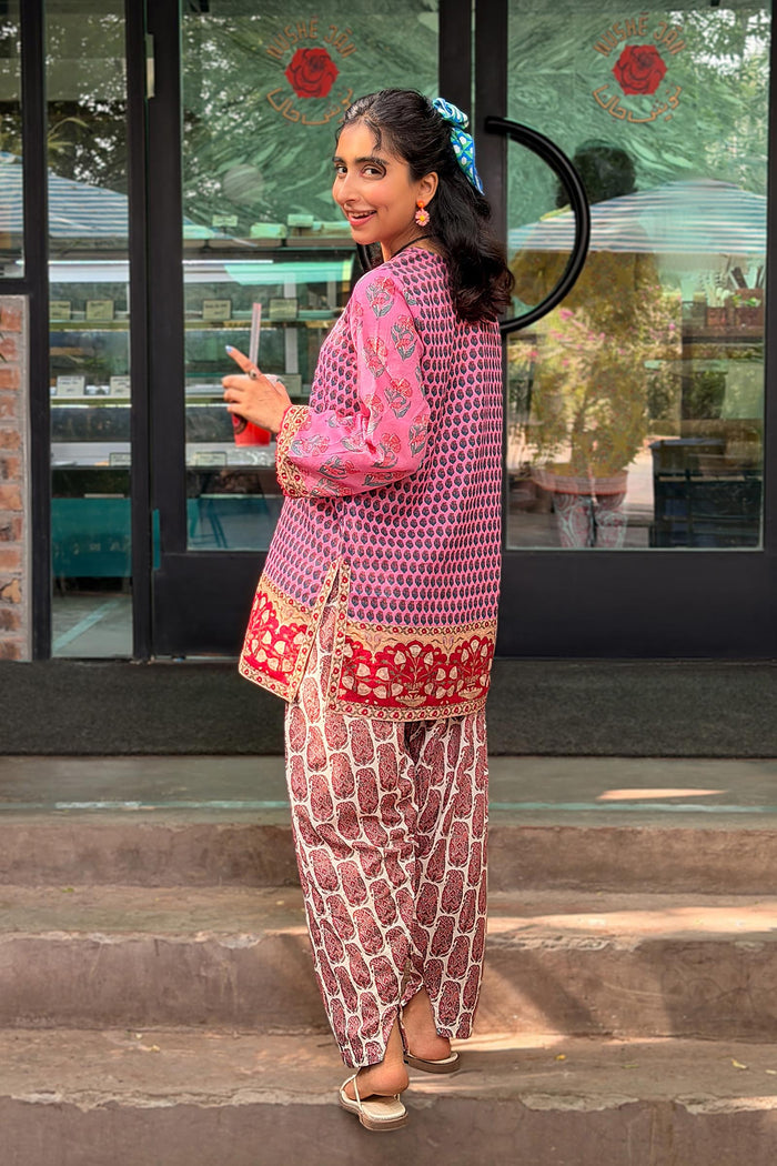 Multi Printed Fancy Dobby Shirt + Shalwar