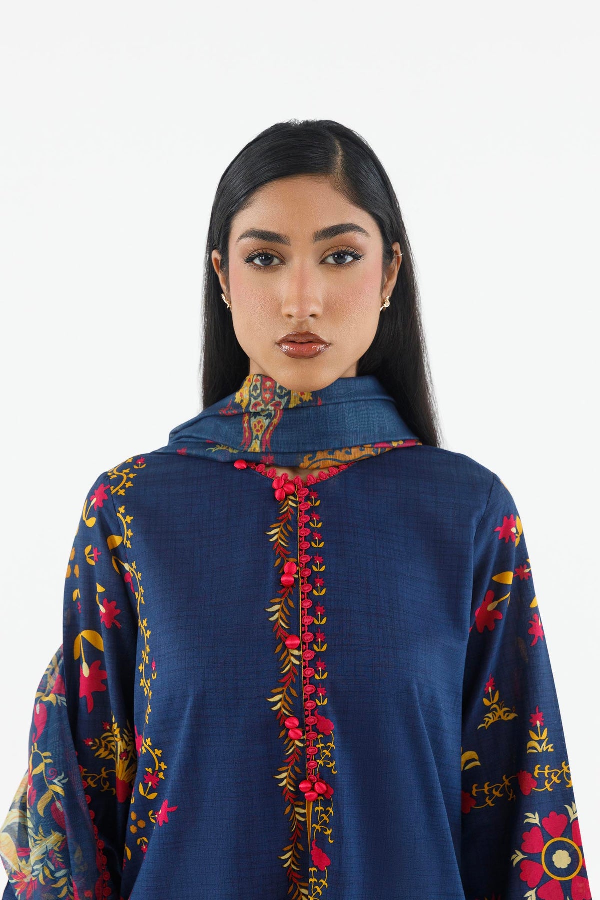 Multi Printed Lawn Suit