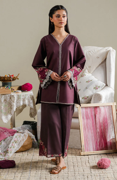 ORCHID SMOKE-2PC (SHIRT & TROUSER)