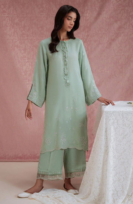 GREEN REVERIE-2PC (SHIRT & TROUSER)