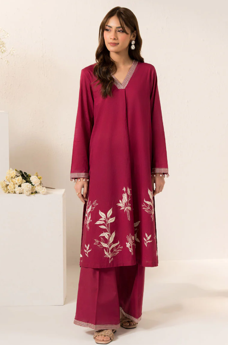 CERISE GLOW -2 PC (SHIRT & TROUSER)
