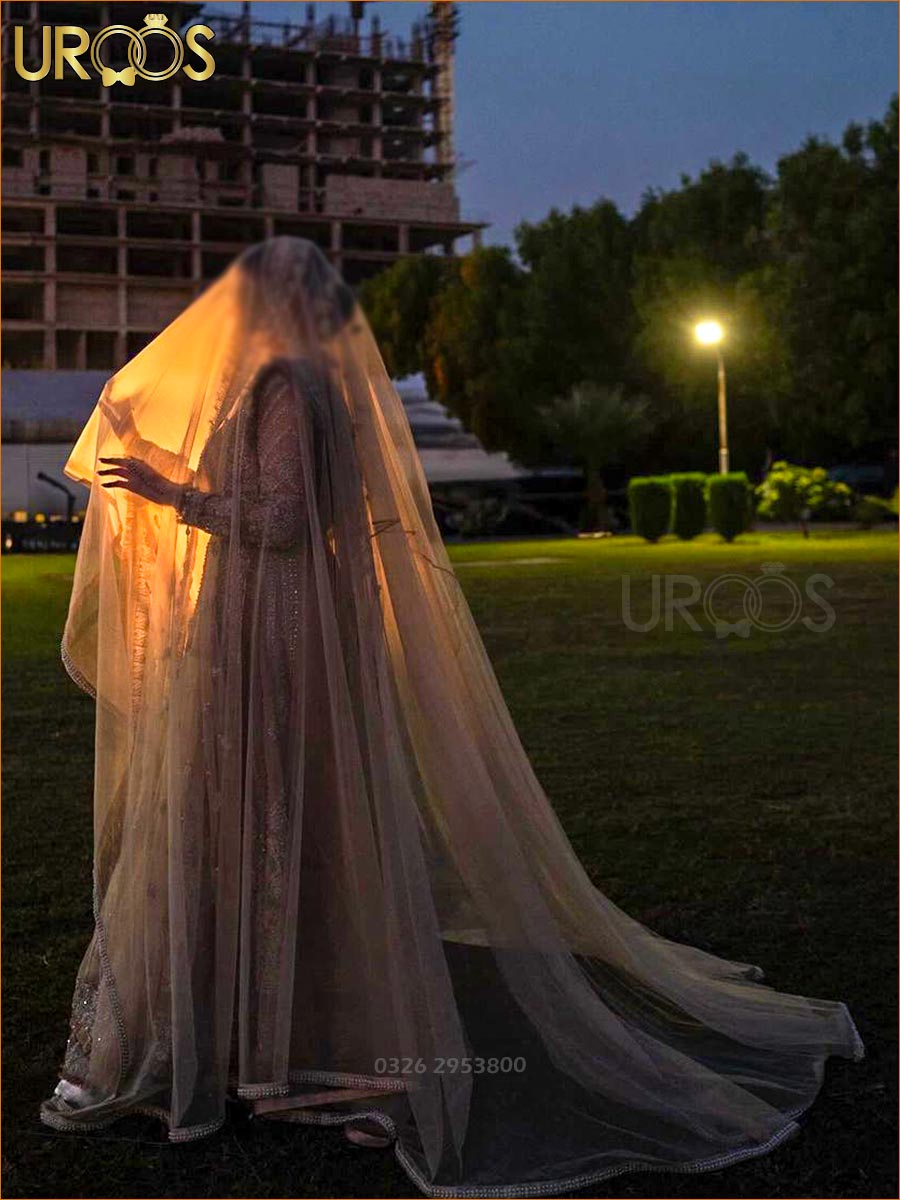 Shaam-e-Uroos Evening Glow Bridal Veil