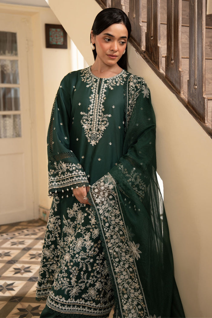 Vintage Green 3 Piece Embroidered Suit