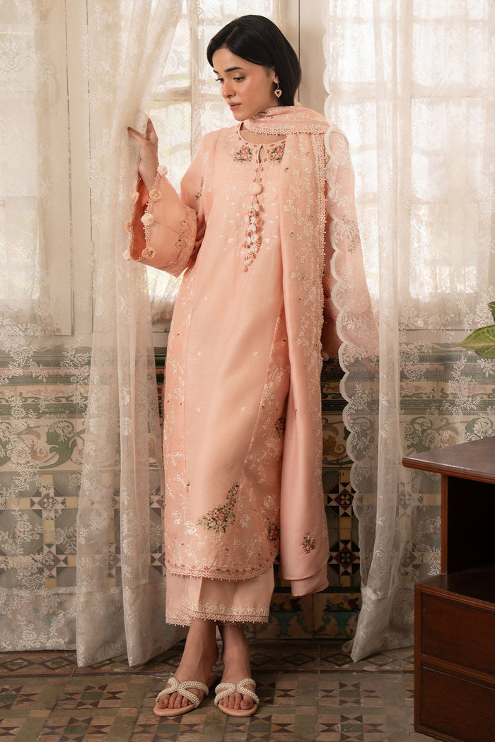 Petal Muse 3 Piece Embroidered Suit
