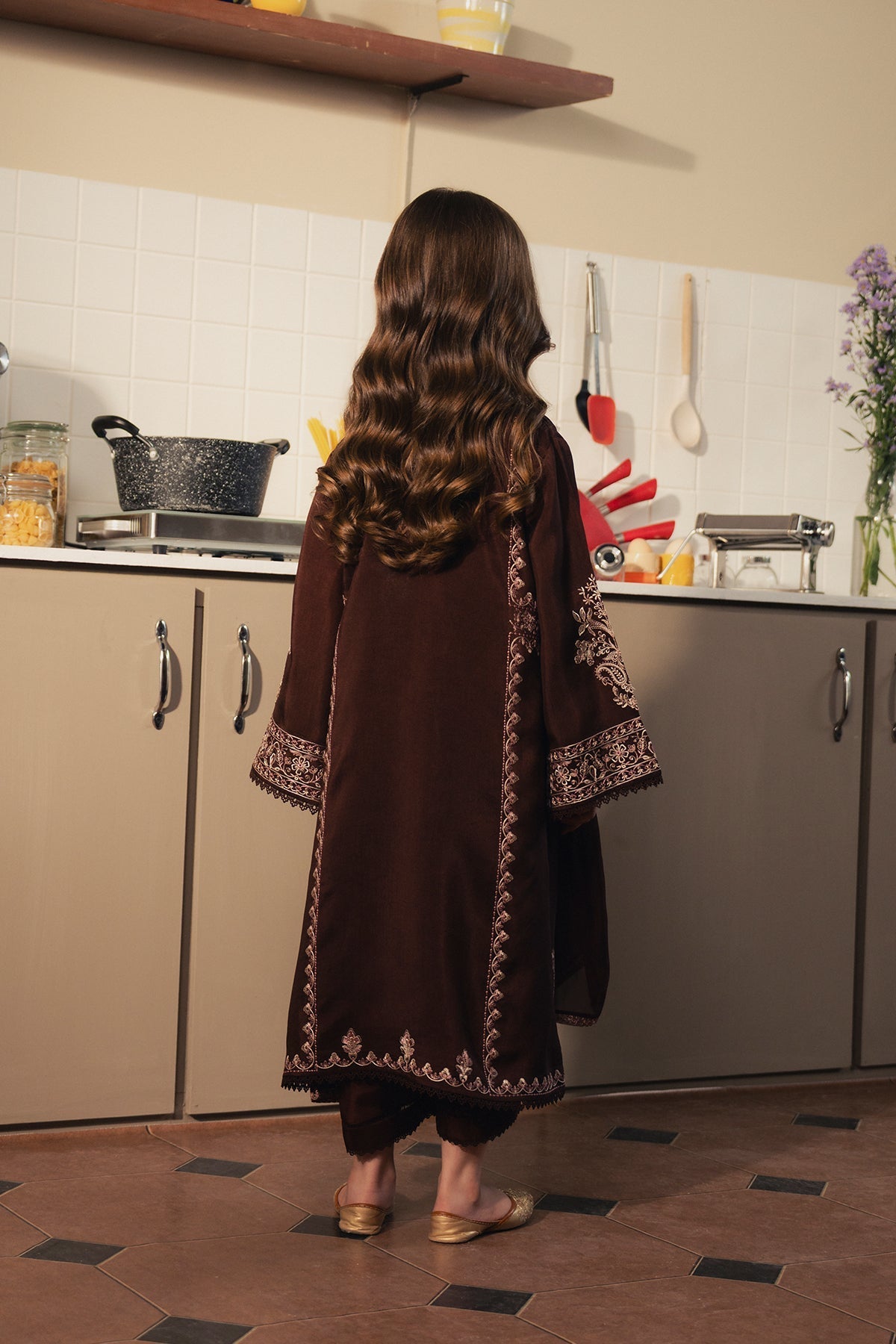 Toffee - 3 Piece Silk