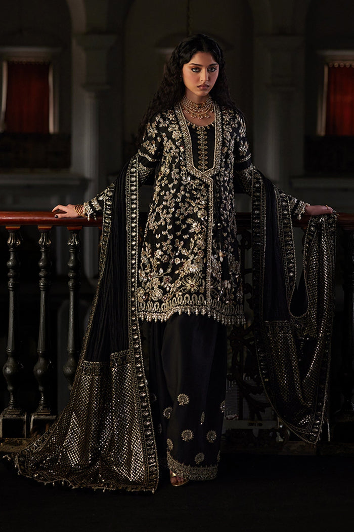 ZIVRA Angrakha Shirt with Zardozi & Cutdana Embellishments | Saad Bin Shahzad | Luxury Pakistani Formalwear