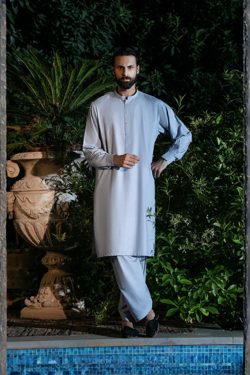 SHALWAR KAMEEZ-SLATE
