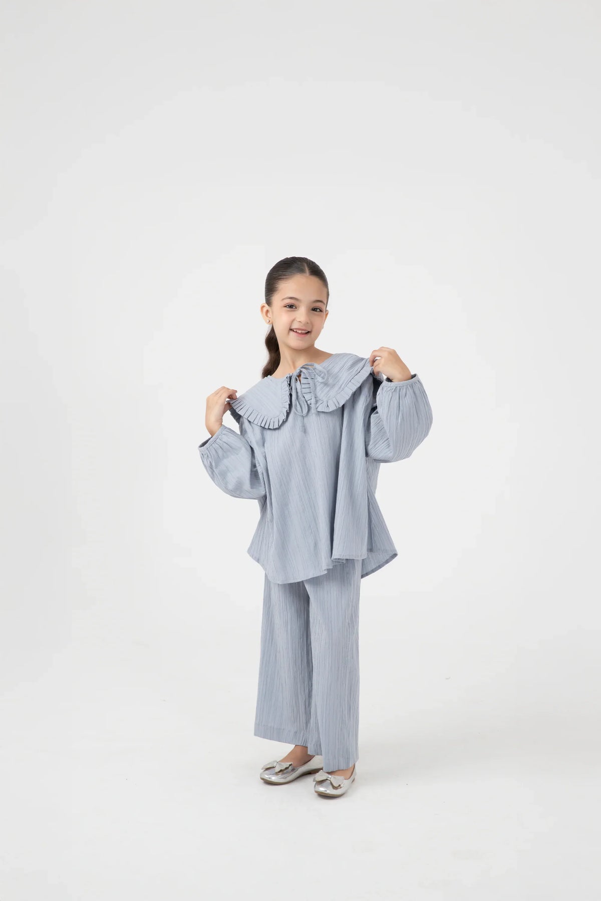 Grey Mist Cotton Co-ord Set