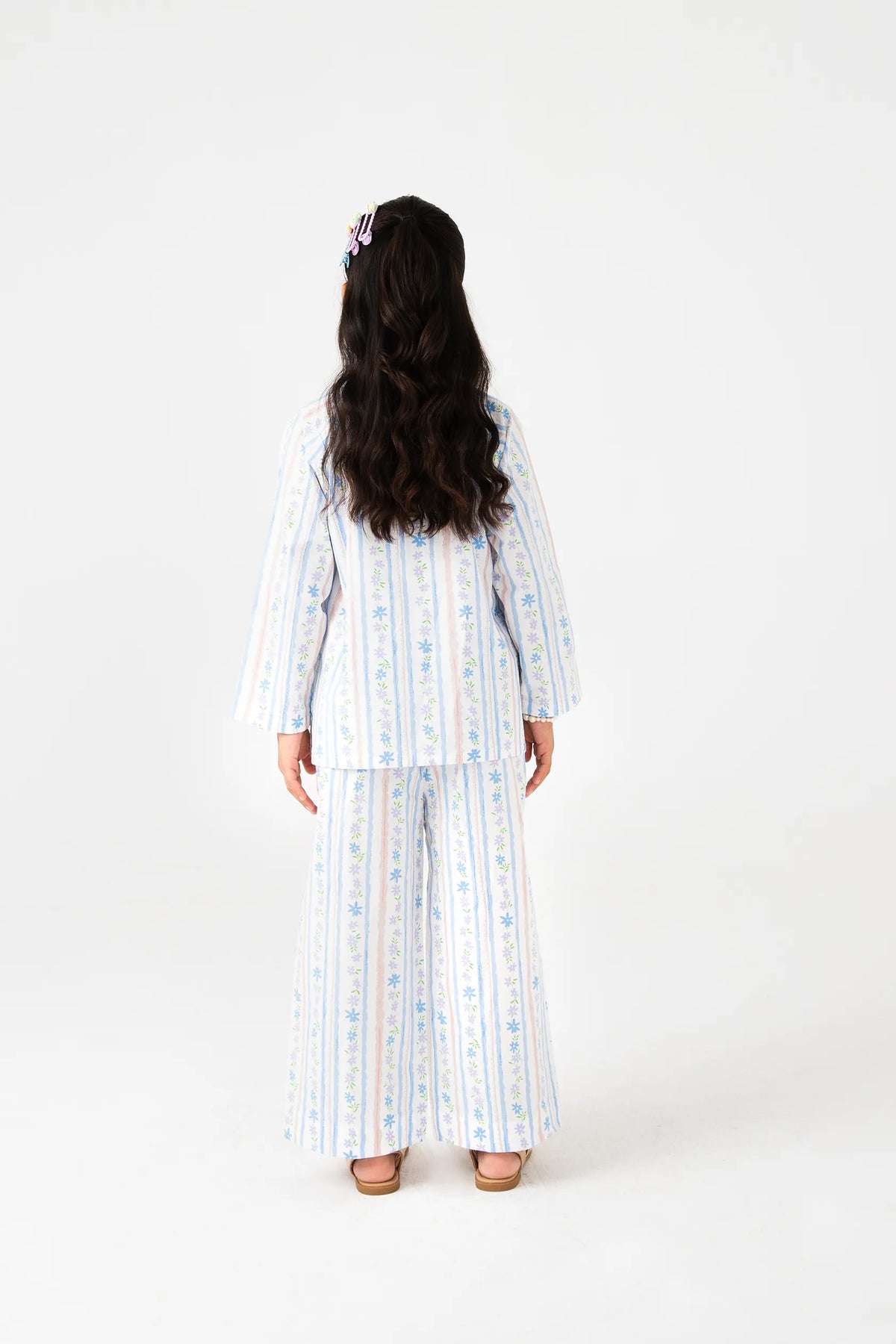 White Printed Cotton Co-ord Set
