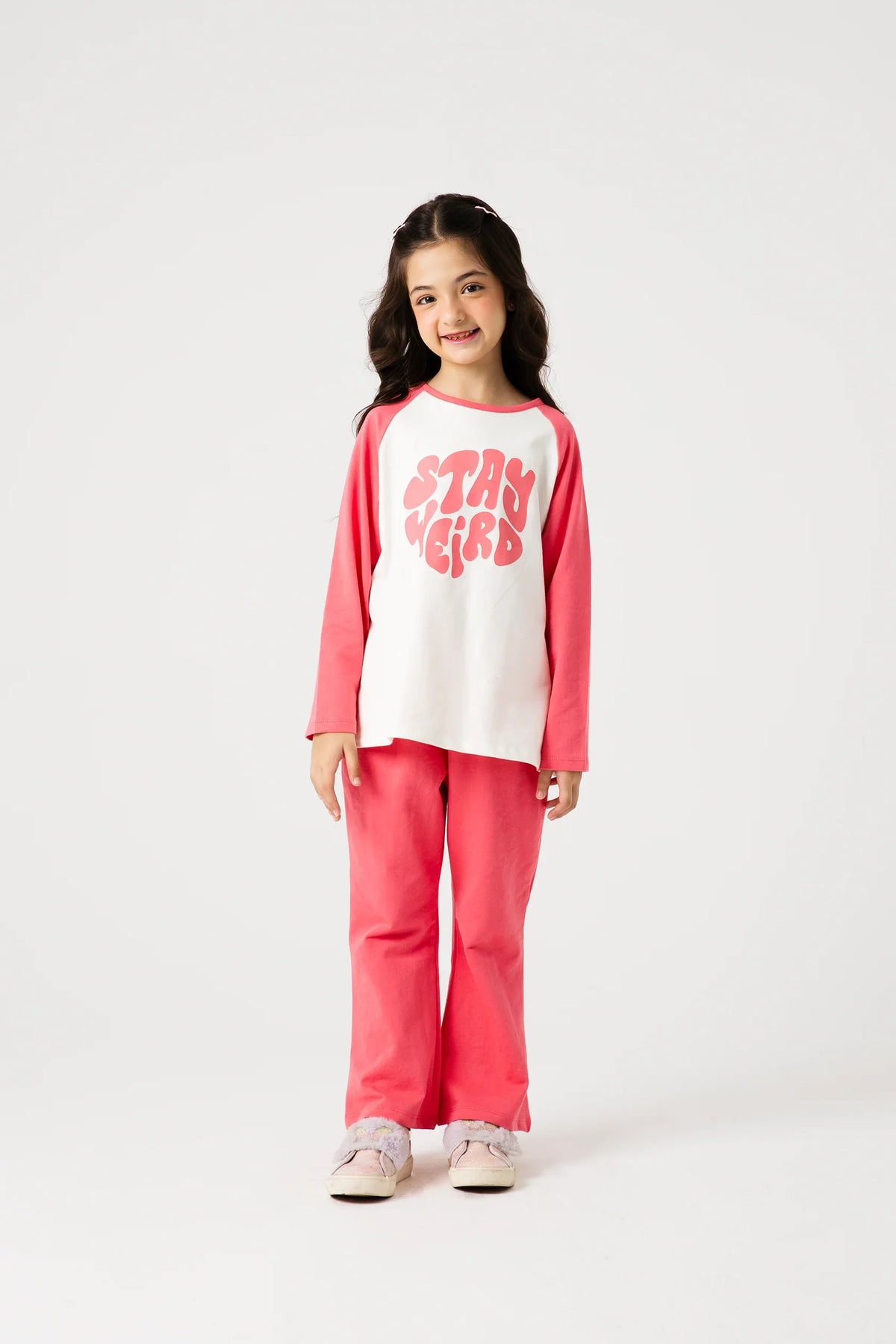Girls Sunkist Spirit Raglan Co-ord Set