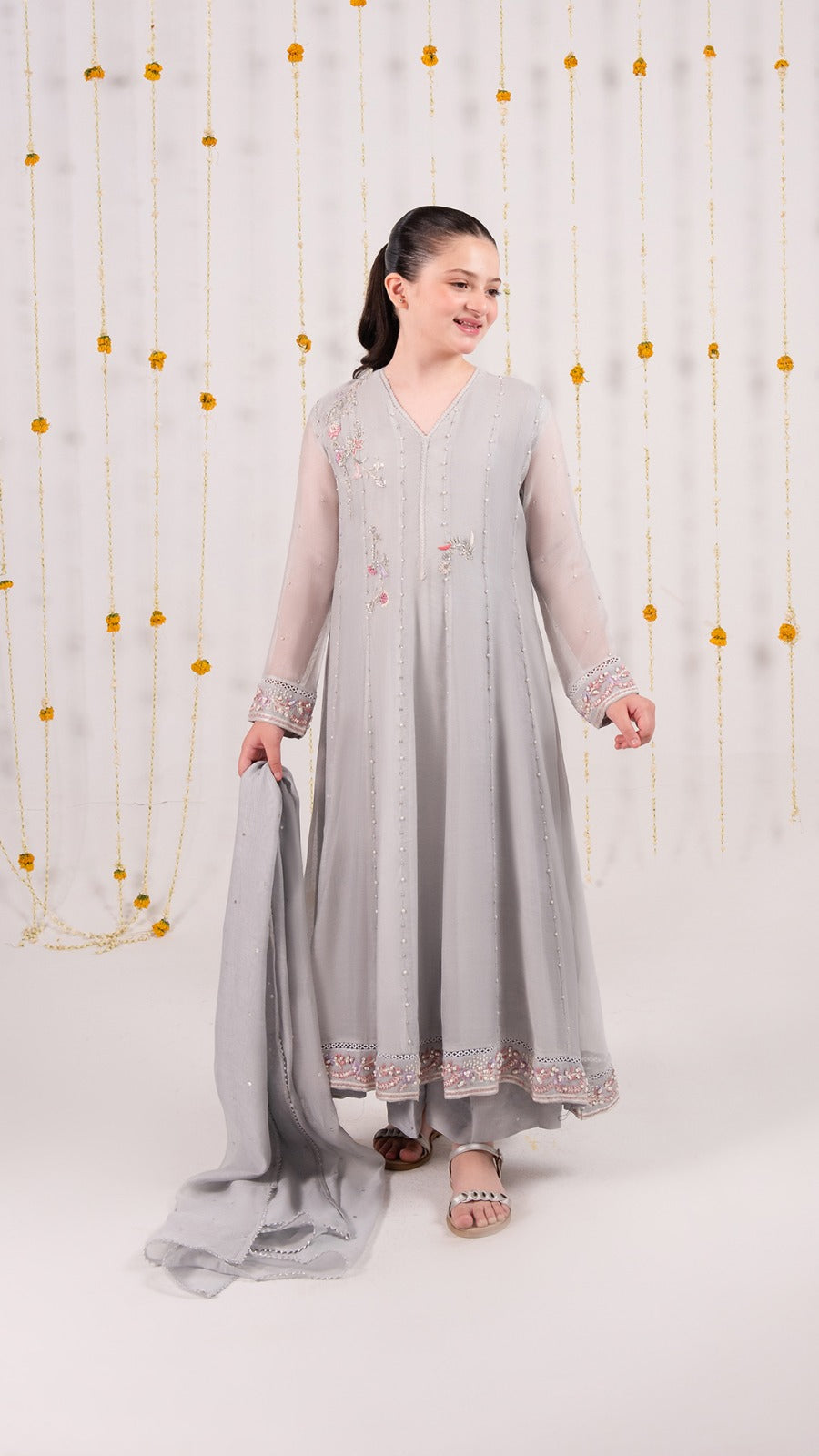 Cotton Net Festive Suit