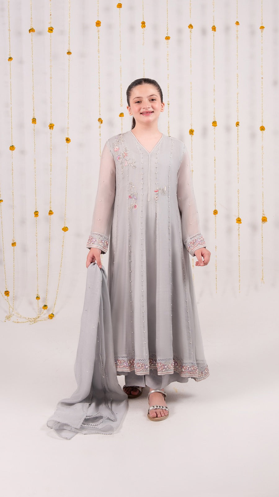 Cotton Net Festive Suit