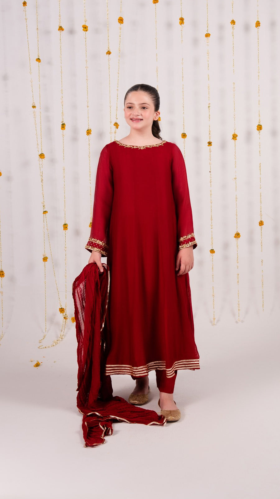 Cotton Net Festive Suit