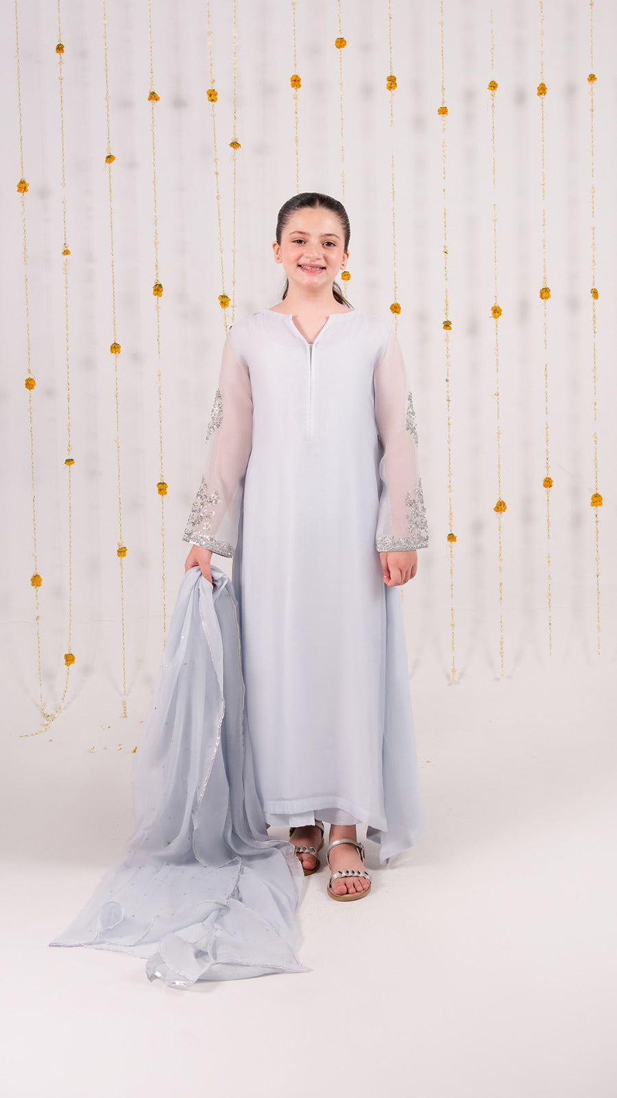 Cotton Net Festive Suit