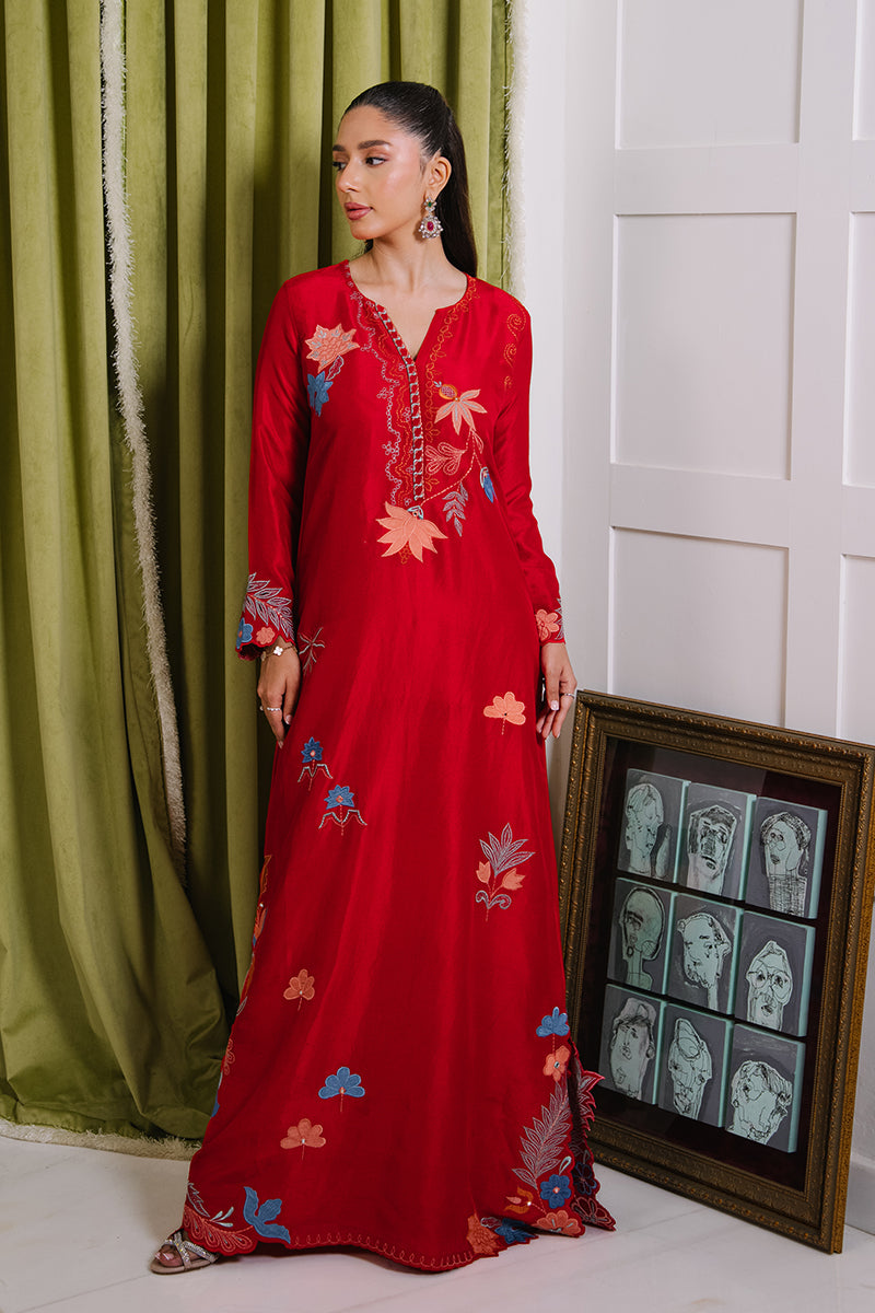 Crimson Dream Kaftan