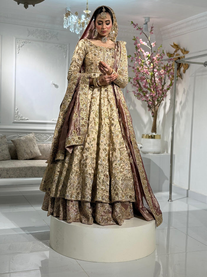 Dusk of Golden Desire Bridal Ensemble
