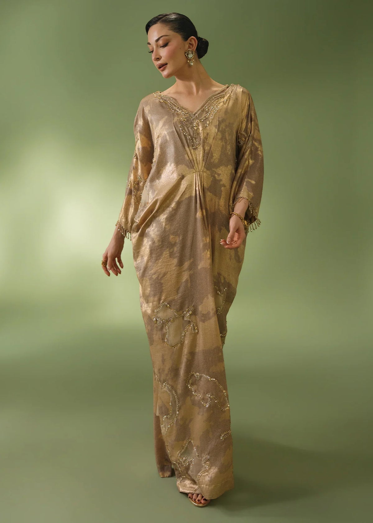 ELIA BEIGE KAFTAN