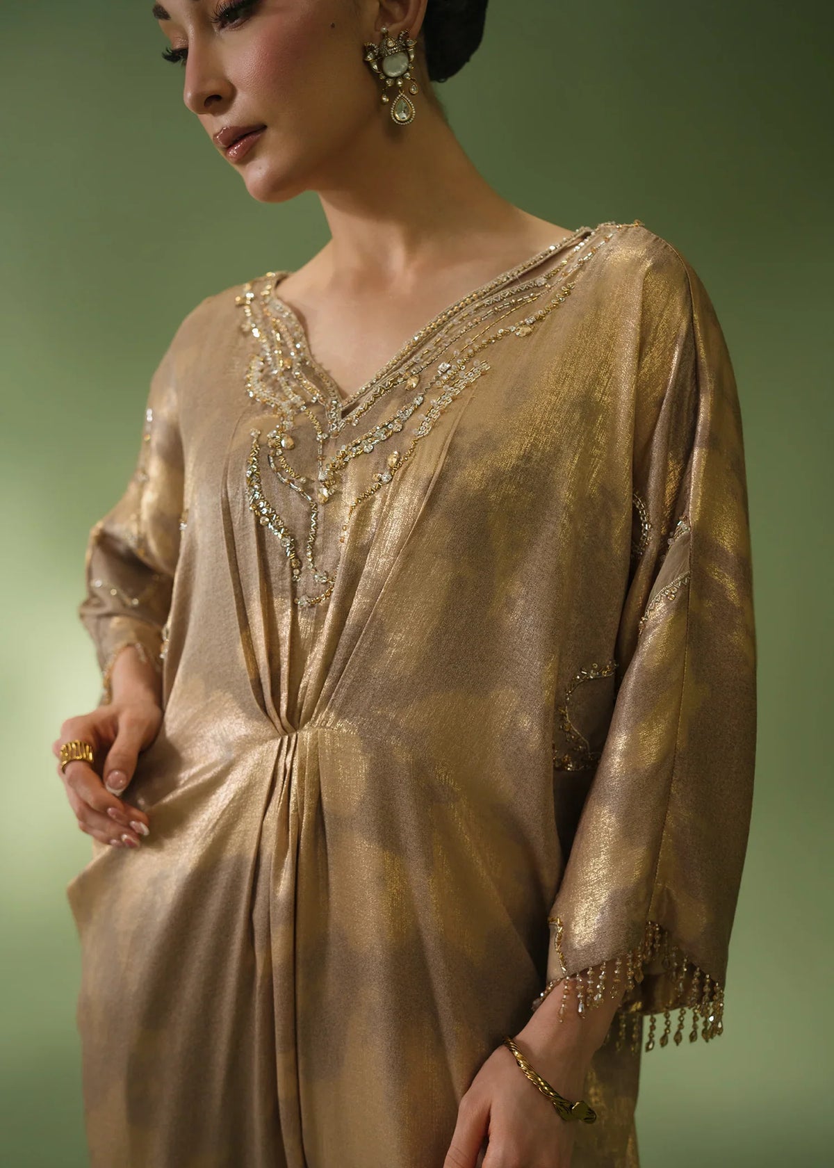 ELIA BEIGE KAFTAN