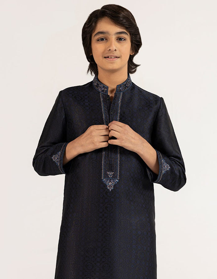 Blue Boys Formal Kurta