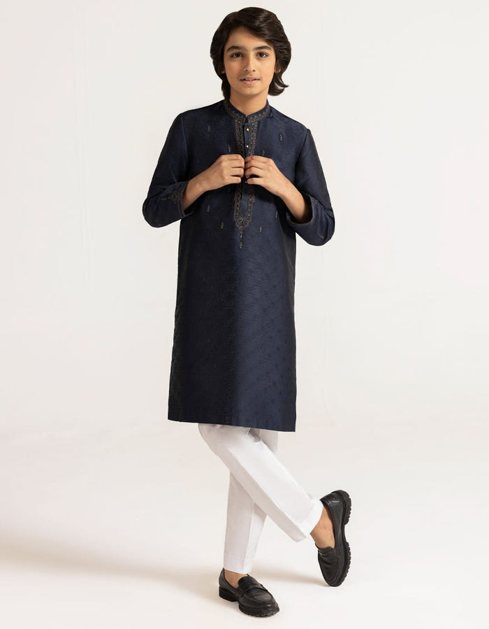 Blue Boys Formal Kurta