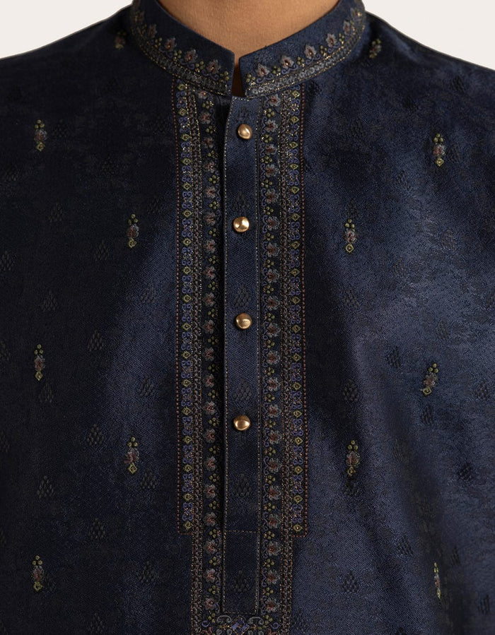 Blue Boys Formal Kurta