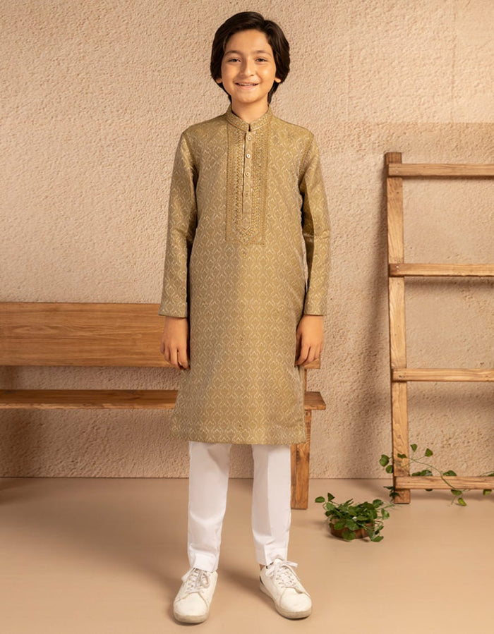 Light Green Boys Formal Kurta