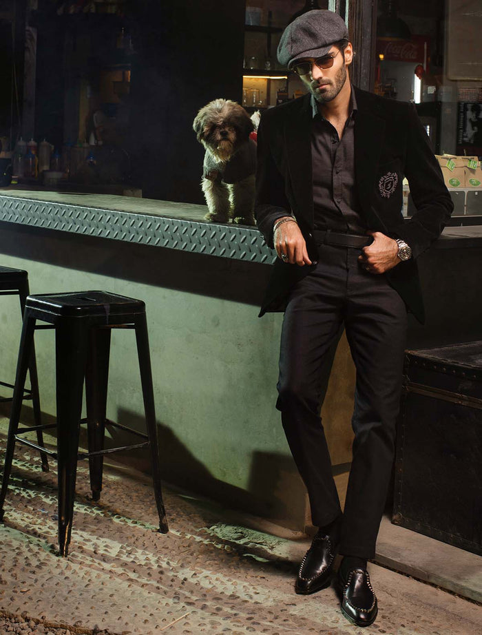 Black Velvet Classic Blazer