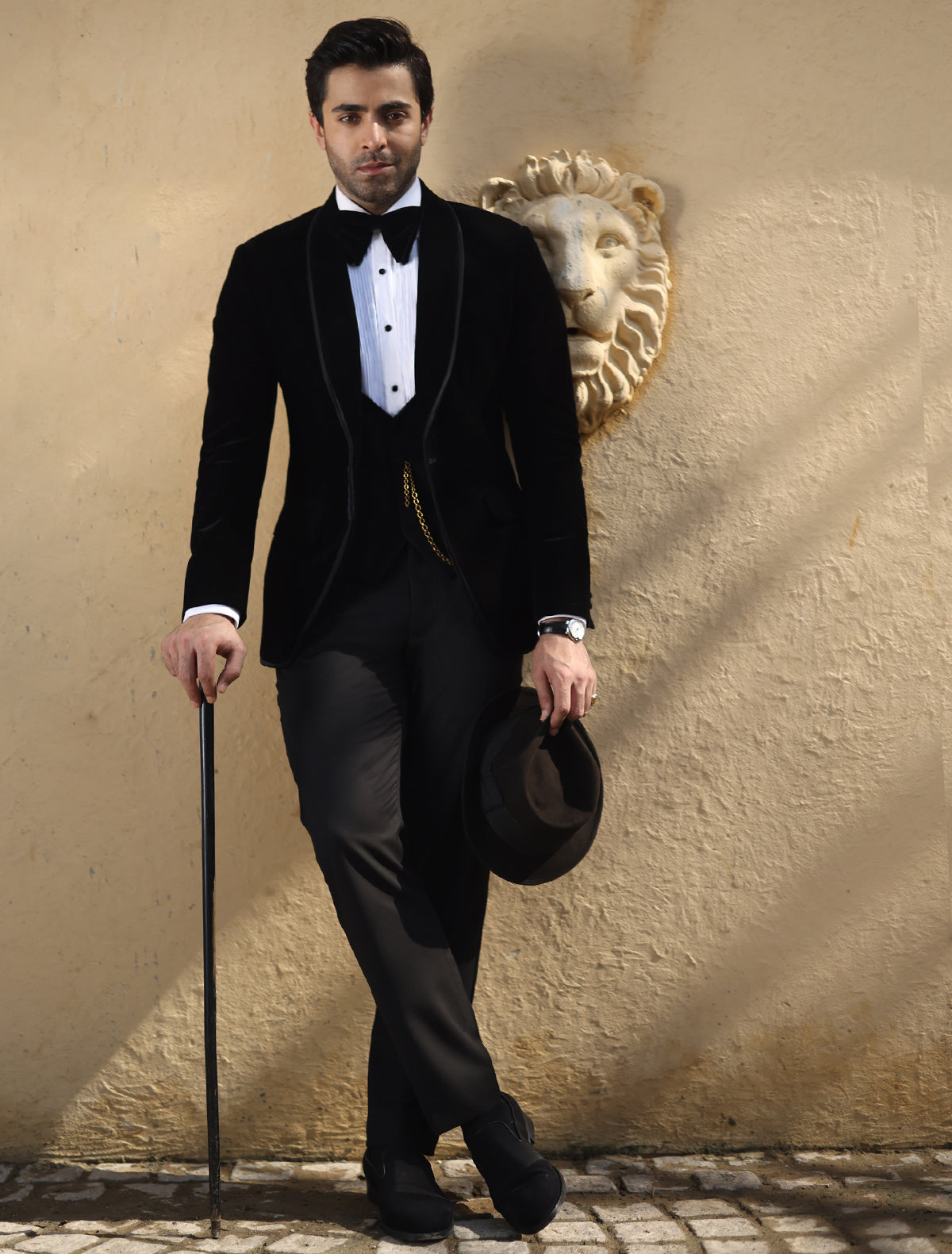 Black Velvet Tuxedo Jacket