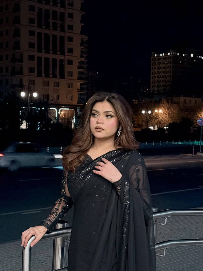 Sequin Chiffon: Selene