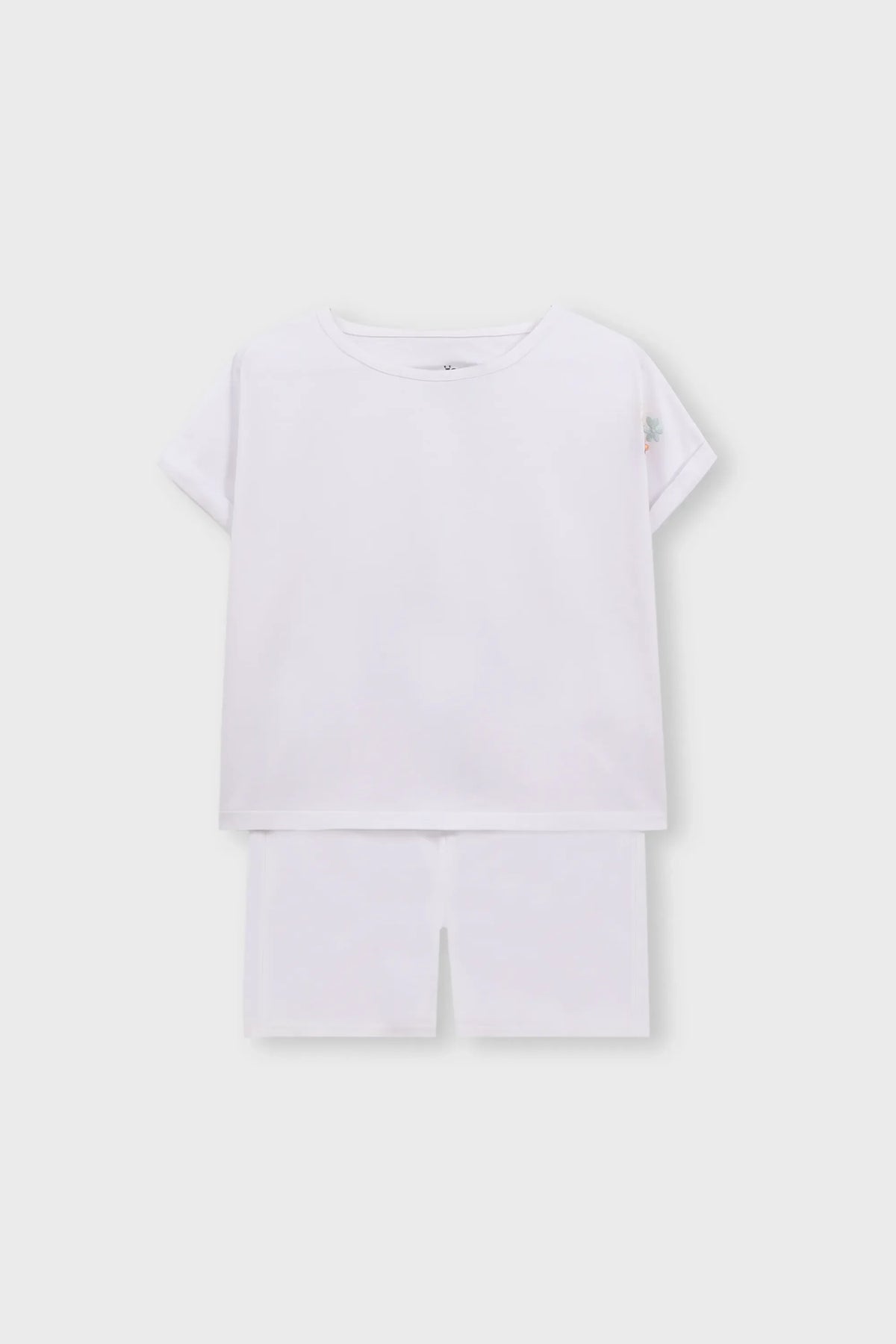Snow Daisy Emboidered Co-ord Set